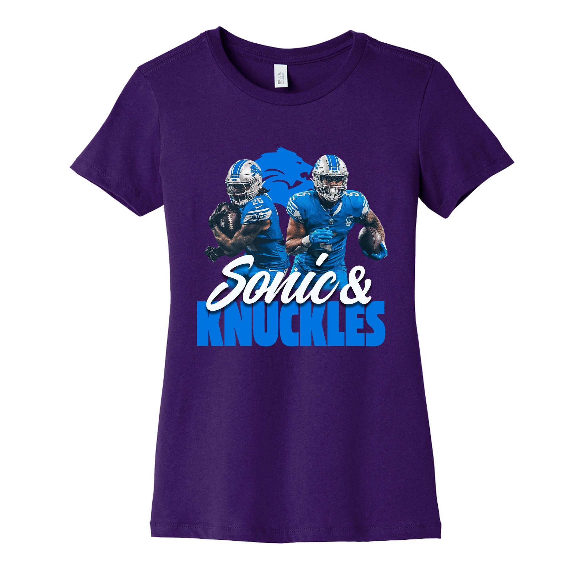 Sonic Knuckles Lions Womens Cotton Tee